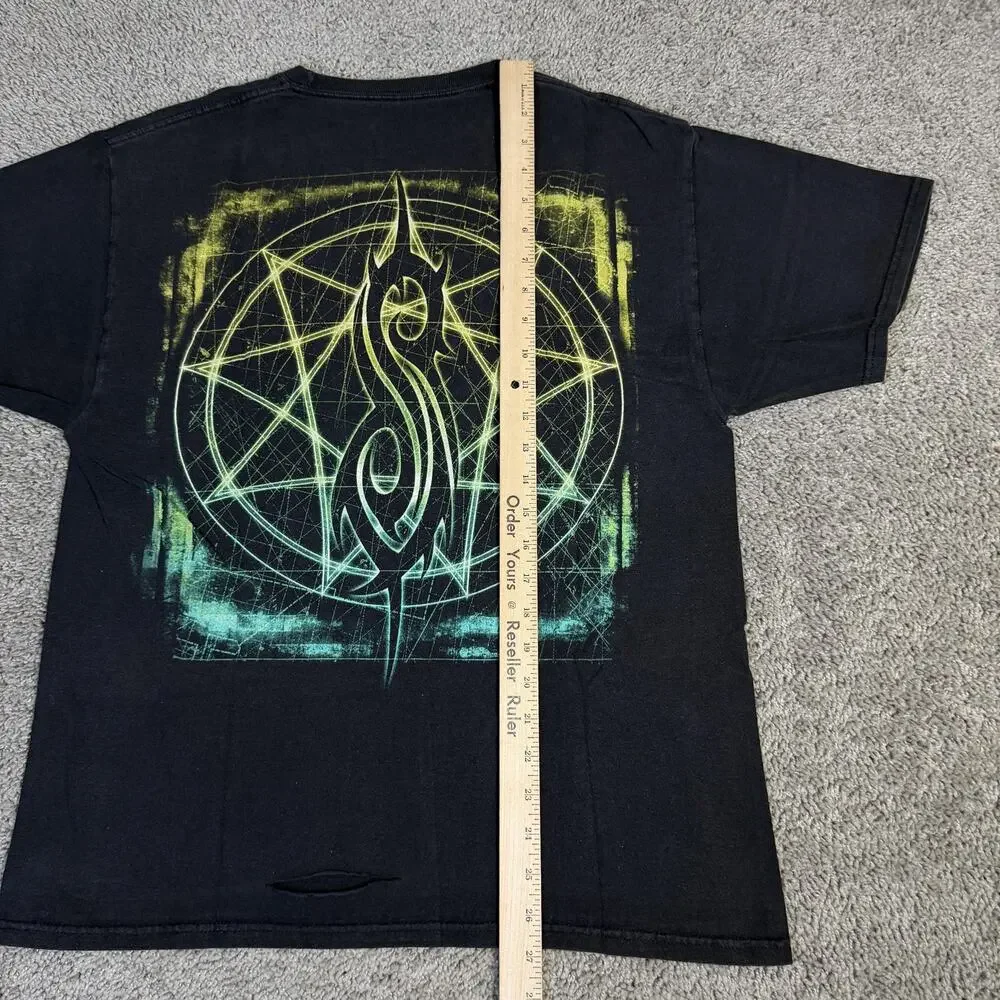 Vintage 2001 Slipknot Iowa Shirt Mens Large Black Tour Double Sided Nu Metal - Picture 7 of 12